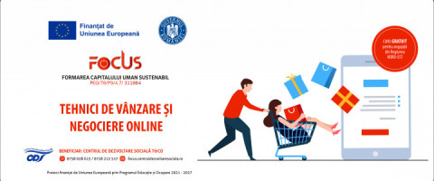 Imagine prezentare Cursul GRATUIT de TEHNICI DE VÂNZARE ȘI NEGOCIERE ONLINE!
