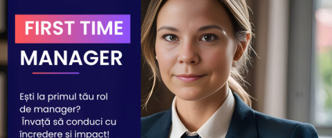 Imagine prezentare Curs First Time Manager
