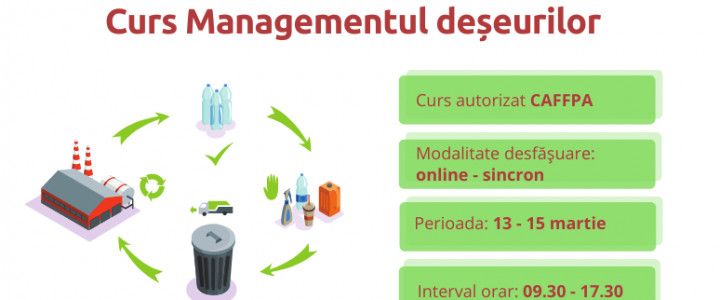 imagine Curs online autorizat Managementul deșeurilor